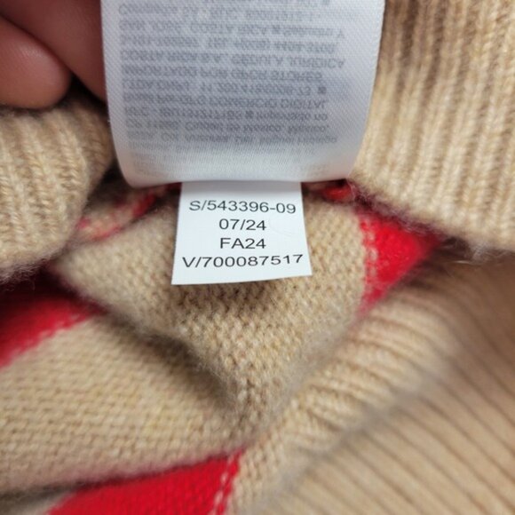 $220 MSRP Banana Republic 100% Cashmere Pullover Rugby Polo Sweater Size XS - Picture 12 of 15